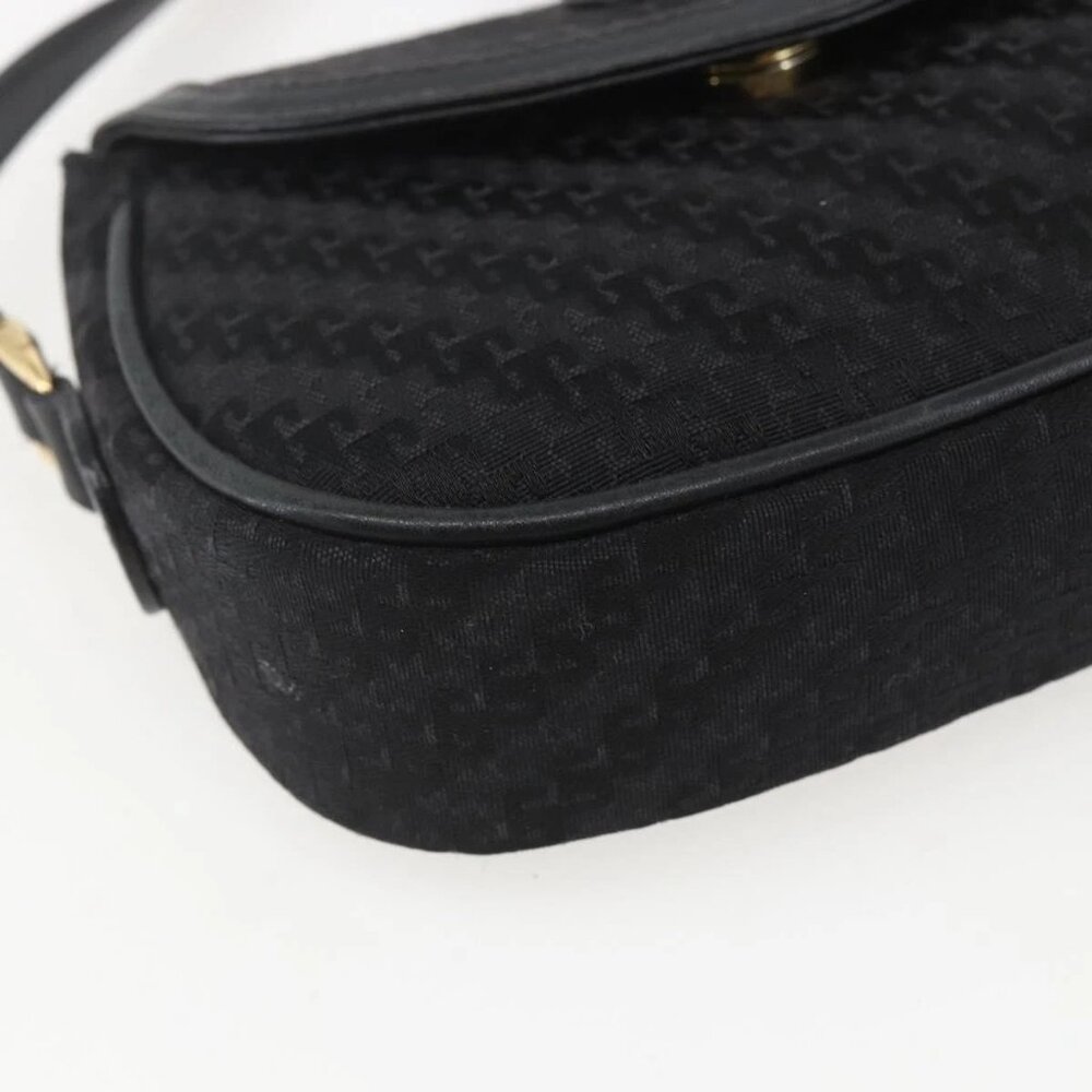 GUCCI Shoulder Bag Old Gucci Black Gold Auth 158414 - Picture 13 of 15